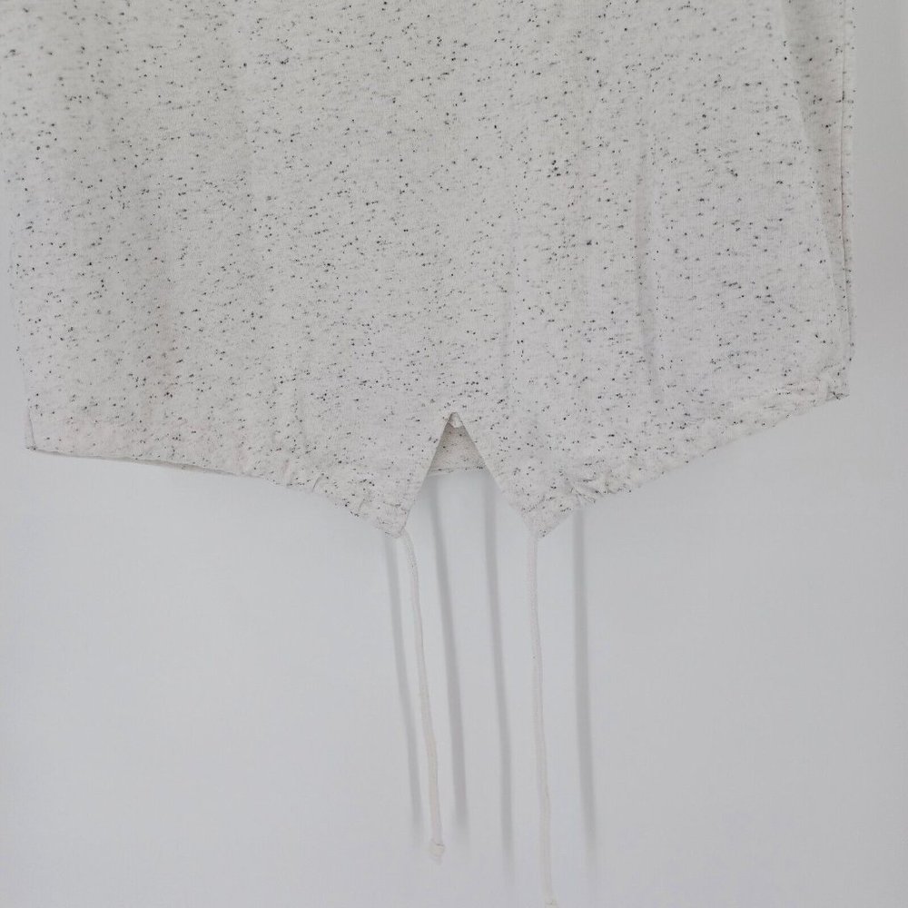RISE AS 1NE Sz L Speckled Sweatshirt 1/4 Zip Up Hoodie Zip Pouch Double Pockets - Picture 9 of 16